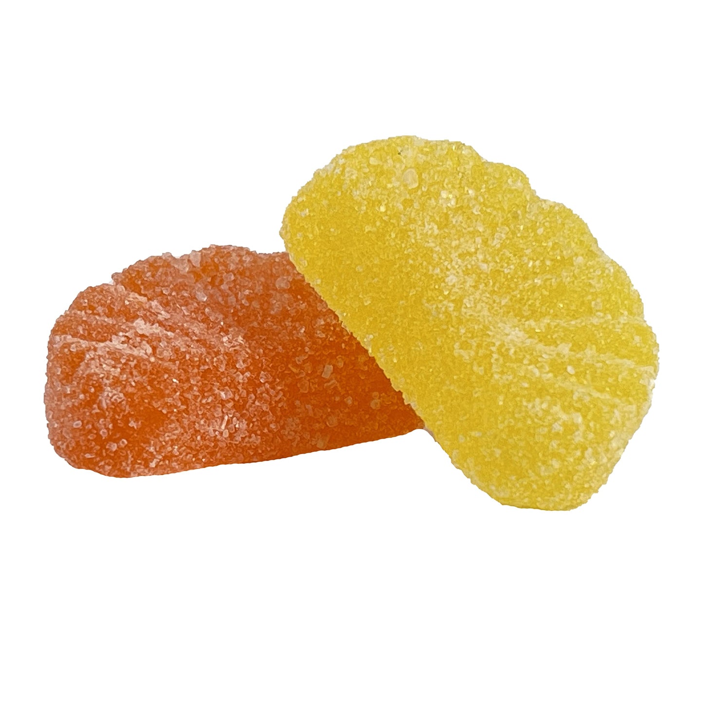 Fruidles Citrus Gummi Slices Candy, Sugar Coated Orange and Lemon Flavors, 1 Pound