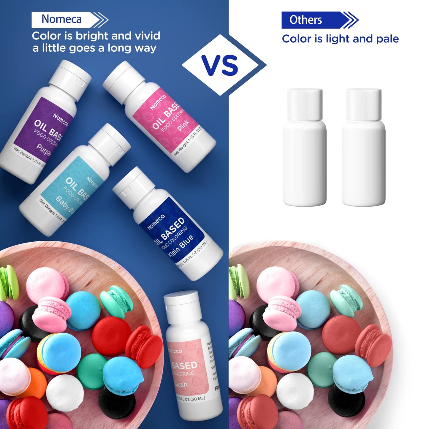 Oil Based Food Coloring For Chocolate - 30 Milliliters Upgraded Klein Blue Oil Food Color For Baking Cake Decorating, Edible Foo