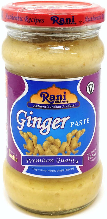 Rani Ginger Cooking Paste, Vegan, Gluten Free, Non-GMO, 10.5oz (300g) Glass Jar