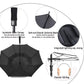 Baraida Golf Umbrella Large 62/68/72 Inch, Extra Large Oversize Double Canopy Vented Windproof Waterproof Umbrella, Automatic Open Golf Umbrella For Men And Women And Family.(62 Inch,Black)