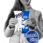Poptime Sea Salt Popcorn Bags Individual Servings - Gourmet Popcorn Individual Bags, Healthy Snack Popped With Heart-Healthy Avo