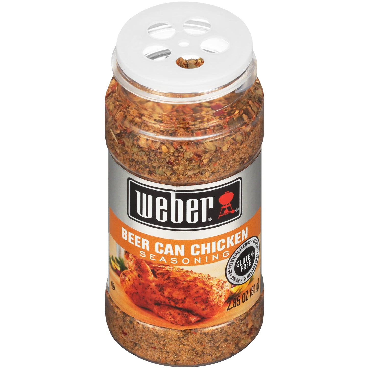 Weber malt-inspired Can Chicken Seasoning, 2.85 Ounce Shaker, Model 2008216