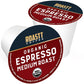 Roastt Coffee Organic Espresso Pods for Keurig, Medium Dark Roast, 36 Count