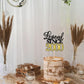 Rssta i Cake Topper, Glitter 25th Birthday Decoration, Black Gold, Model XM398-2000