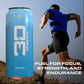 3D Energy Drink - Sugar Free  200mg Caffeine  Pre Workout  Taurine  L-Carnitine  Lightly Carbonated  16oz Cans  12 Pack - Blueberry Mist