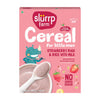 Slurrp Farm Cereal, Ragi, Rice and Strawberry with Milk, Instant Healthy Food, NO Added Sugar, Mildly Sweetened with Date Powder