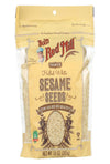 Bobs Red Mill White Hulled Sesame Seeds, Resealable Stan up Bag, 10 OZ