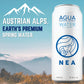 NEA Canned Water - Austrian Alps Spring Mineral Water in Aluminum Cans - Plastic Free BPA Free 16.9oz (1 Case - Pack of 12)