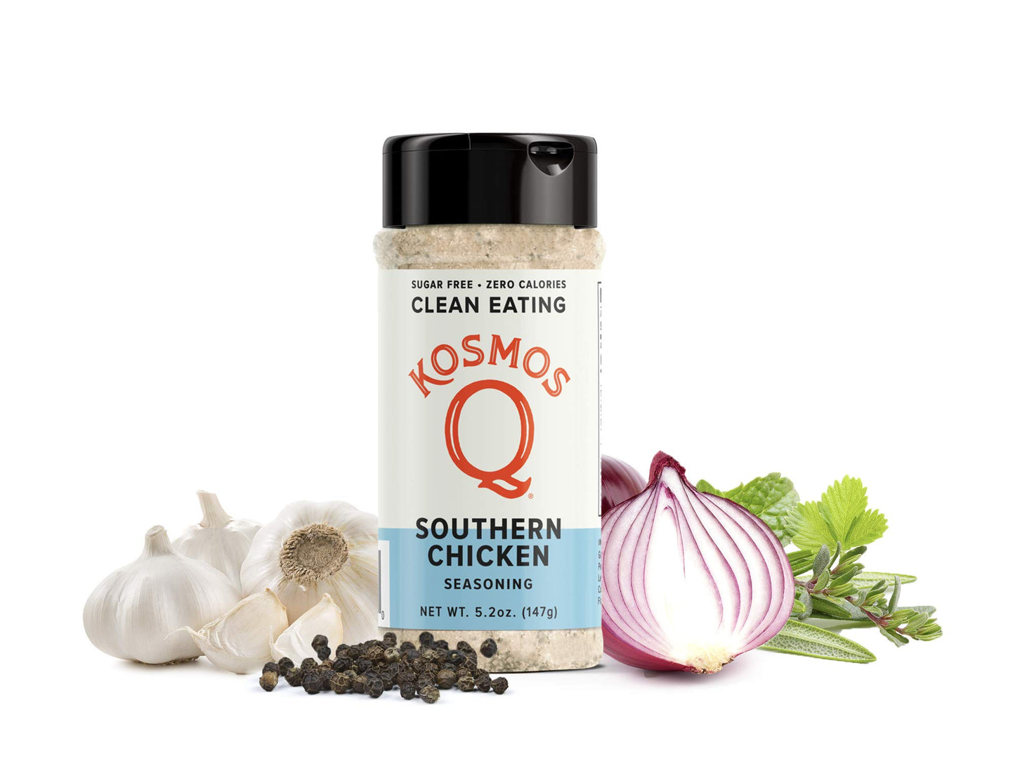 Kosmos Q Southern Chicken Seasoning | All-Purpose Spice Mix | All-Natural Cooking Herbs & Spices | Paleo & Keto Diet Friendly Fl