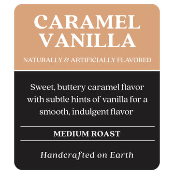 Copper Moon Medium Roast Ground Coffee  Caramel Vanilla Blend  12 Ounce Bag