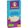Annies Gluten Free Macaroni and Cheese, Rice Pasta and White Cheddar, 6 oz