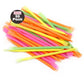 DOUzzle Back To School Candy Powder Sour Fizzy Straws (50 Count - 1 Pack) Individually Wrapped, Party Favor, Goodie Bag & Pinata
