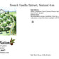 OliveNation French Vanilla Flavoring Extract, Deep Rich Flavoring for Baked Goods, Cakes, Frosting, Fillings, PG Free, Non-GMO,