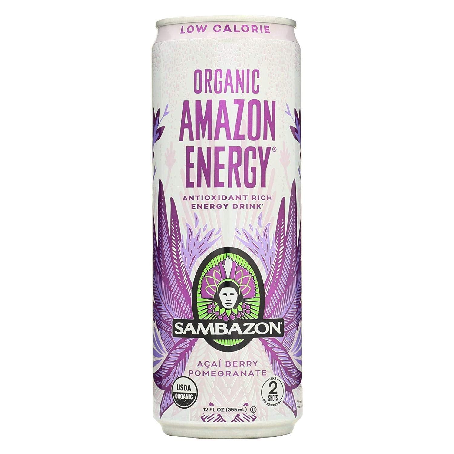Sambazon large online retailer Energy Low Calorie - Acai Berry - 12oz.(Pack of 12)