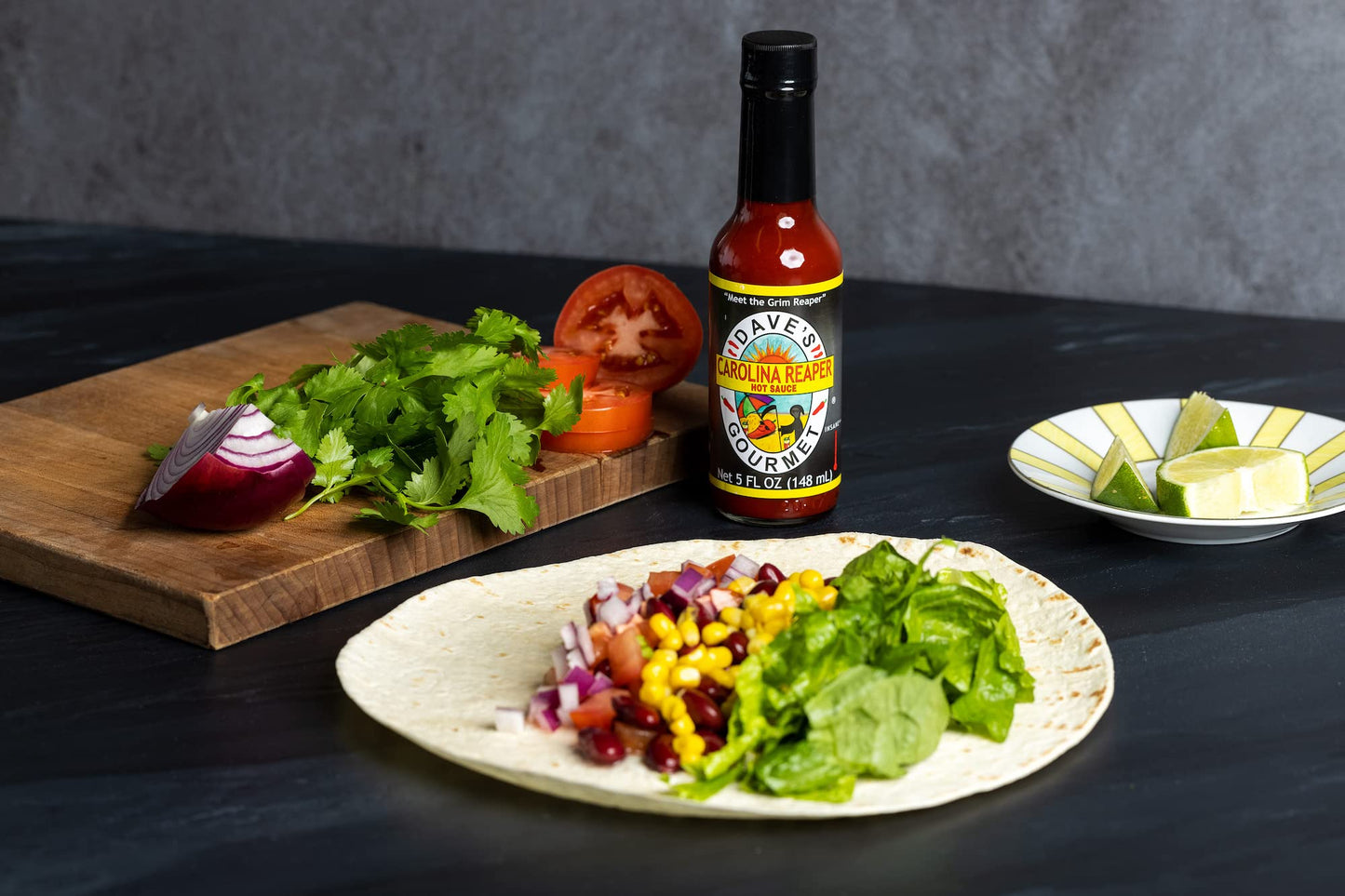 Dave's Gourmet Carolina Reaper Hot Sauce - 5 Fl Oz - Add Flavor & Heat to Dips, Sauces, Marinades - Perfect for Spice Lovers
