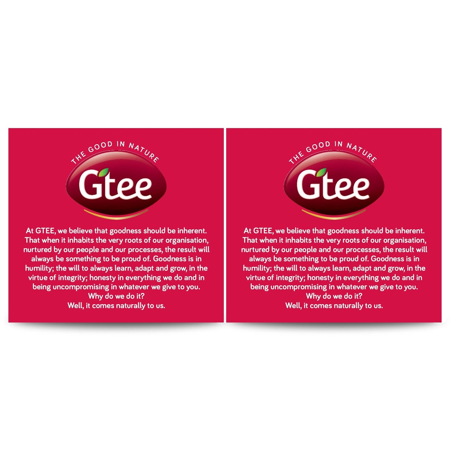 Gtee Hibiscus Tea Bags, 25 Tea Bags (Pack Of 2)