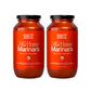 Hot Honey Marinara Pasta Sauce, 25 Oz Jar (2-Pack), Sweet & Spicy Tomato Sauce, Gluten-Free, Non-GMO, Multi-Use, Clean Ingredien