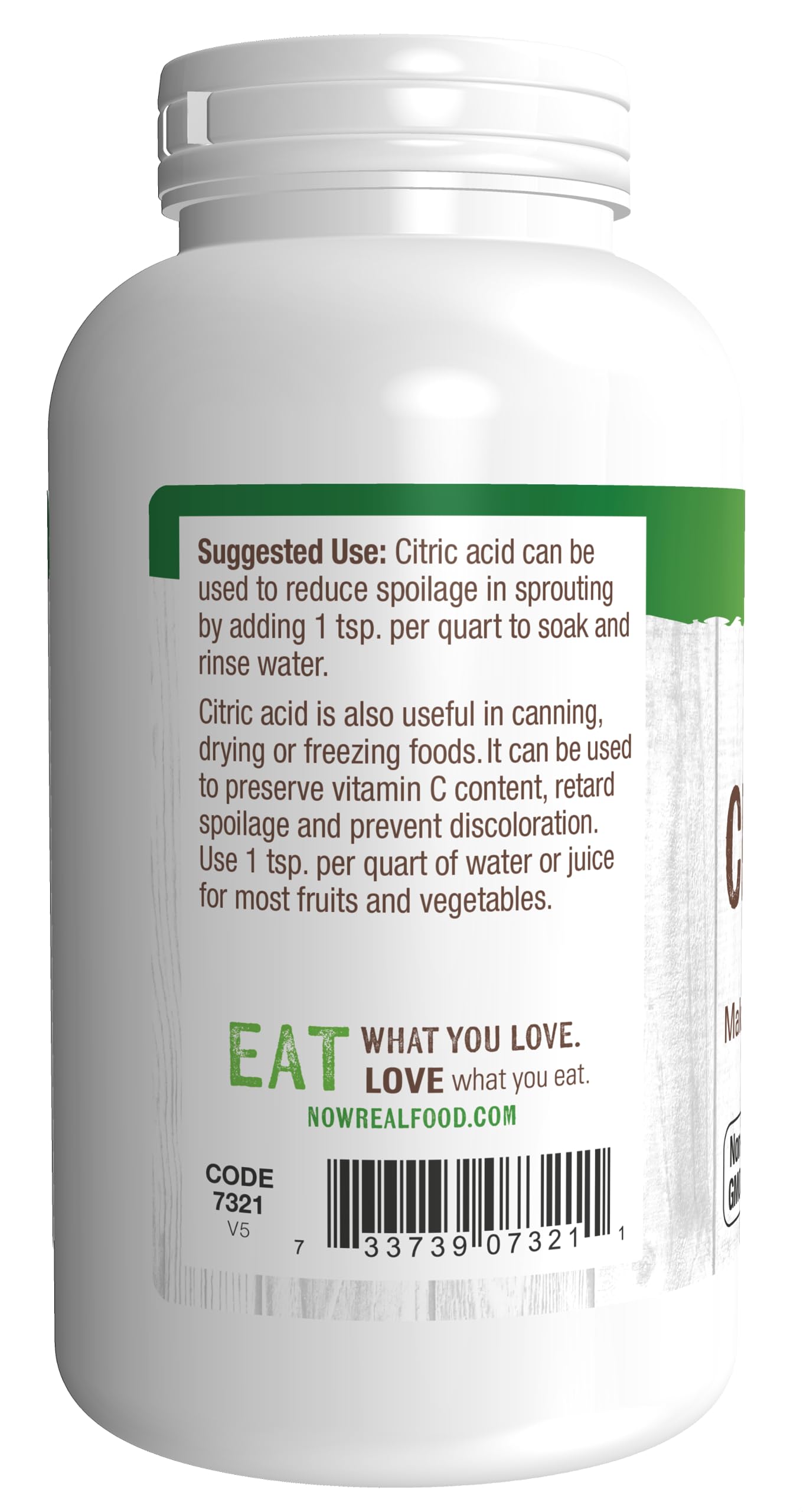 NOW Foods, Citric Acid, Sprouting Aid, Great Substitute for Salt, Preservative Found in Citrus Fruits, 1-Pound