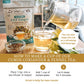 DelighTeas Organic Digest & Detox CCF Tea with Ginger, 3oz, Loose Leaf, USDA Organic, Caffeine Free, Non-GMO