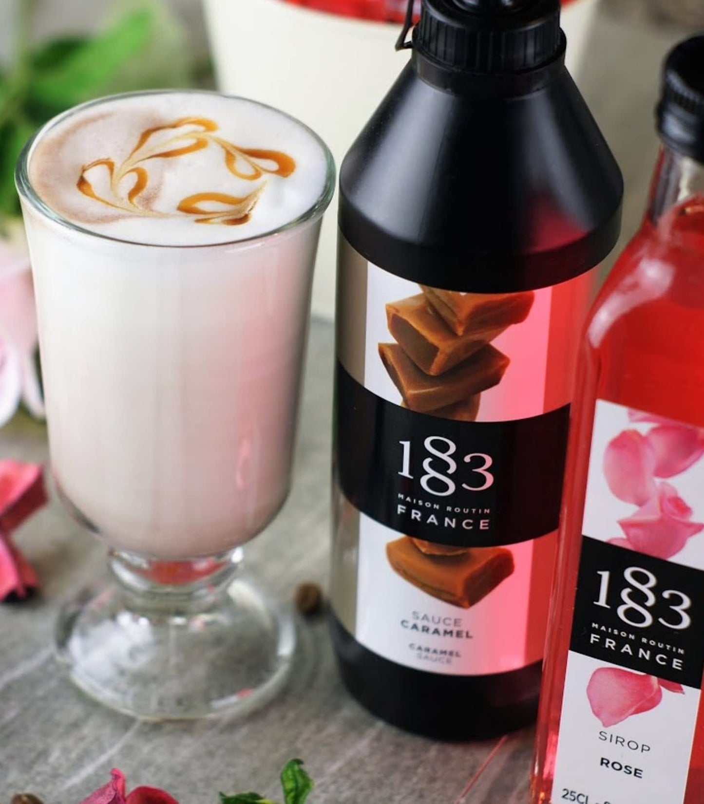 1883 Maison Routin - White Chocolate Syrup - Glass Bottle - 1 Liter