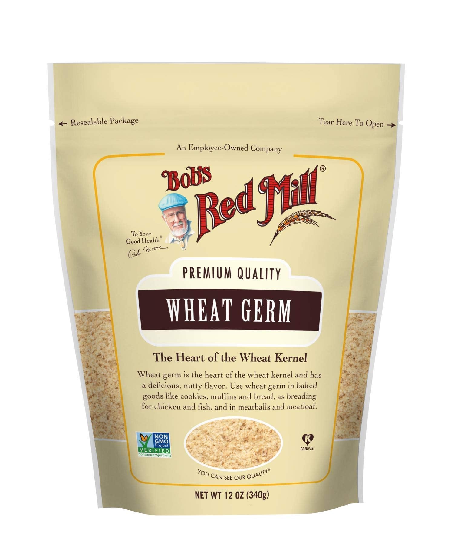 Bob 'S Red Mill Wheat Germ, 12 Ounce (Pack Of 4)