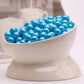 Crafty Confections Shimmer Gumballs - Blueberry Flavor, 3 Pack, 3.5 oz, Powder Blue, Perfect for Party Favors and Sweet