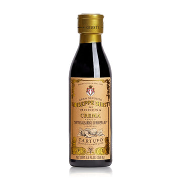Giusti Truffle Balsamic Glaze - Gourmet Vinegar Reduction Based on Balsamic Vinegar of Modena with Black Truffle - Rich & Thick 