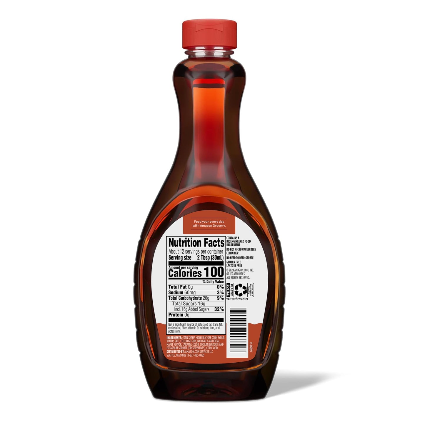 large online retailer Grocery Original Pancake Syrup, 12 Fl Oz, Pack of 1, Previously large online retailer Fresh, Packaging May Vary