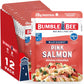 Bumble Bee Skinless & Boneless Pink Salmon, 2.5 oz Pouch, Pack of 12, High in Omega-3s, Gluten Free, MSC Certified