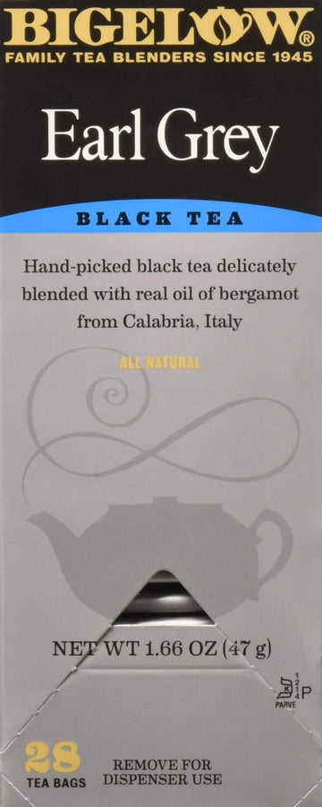 Bigelow Earl Gray Tea, 28 Count (Pack Of 6)