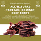 Bulk Teriyaki 1 Pound Brisket Beef Jerky - All Natural Gluten Free