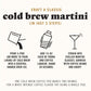 Java House Cold Brew Espresso Martini Mix - Peel and Pour Pods