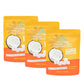 NOKKI FARM Freeze-dried Macapuno Coconut Yogurt Melts, Pack of 3, 50g, No Artificial Colors, Non-GMO