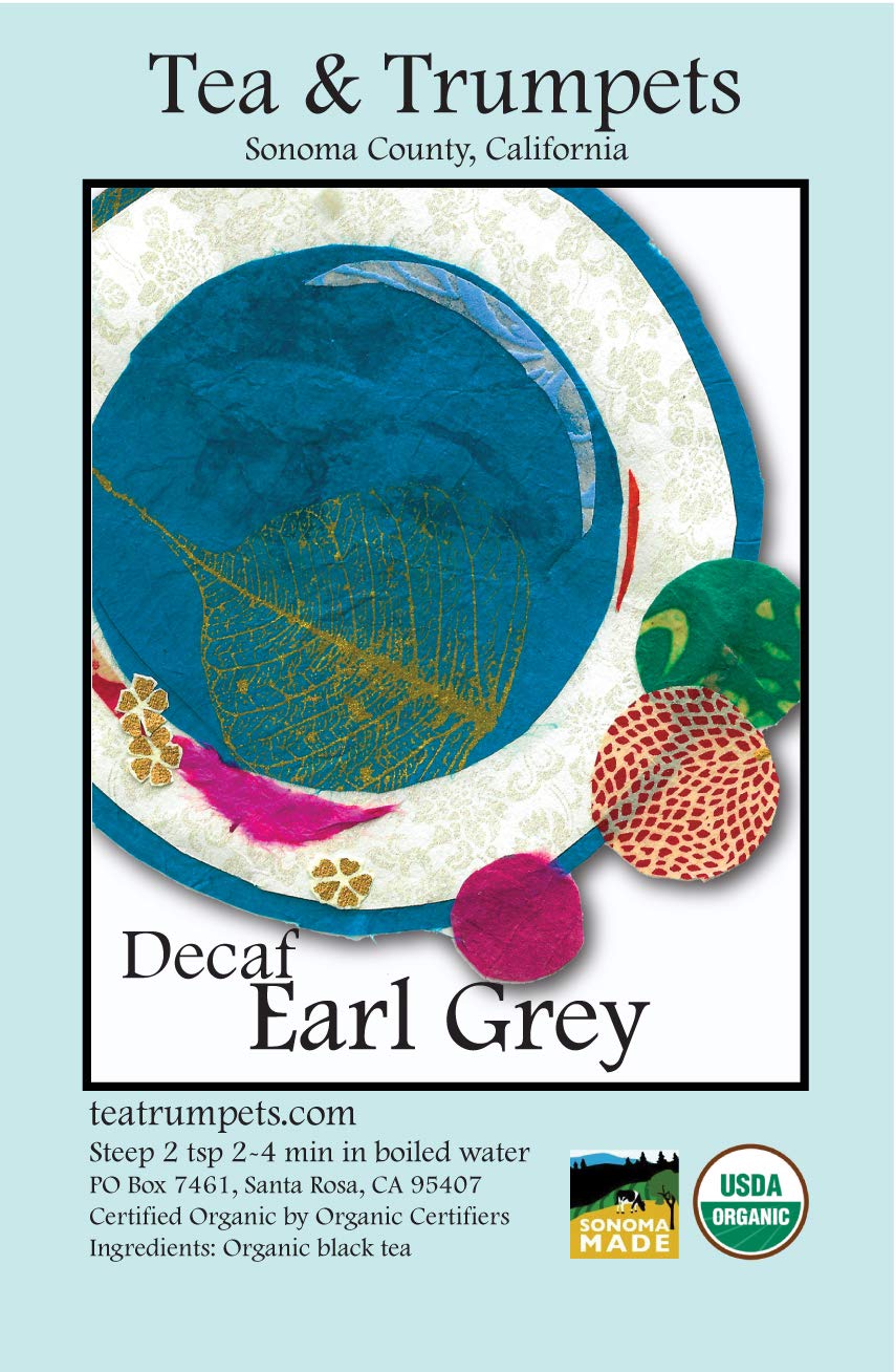 Tea & Tspirit-inspired flavorpets USDA Organic Decaf Earl Grey Loose Leaf Tea - 1 Pound (16 oz)