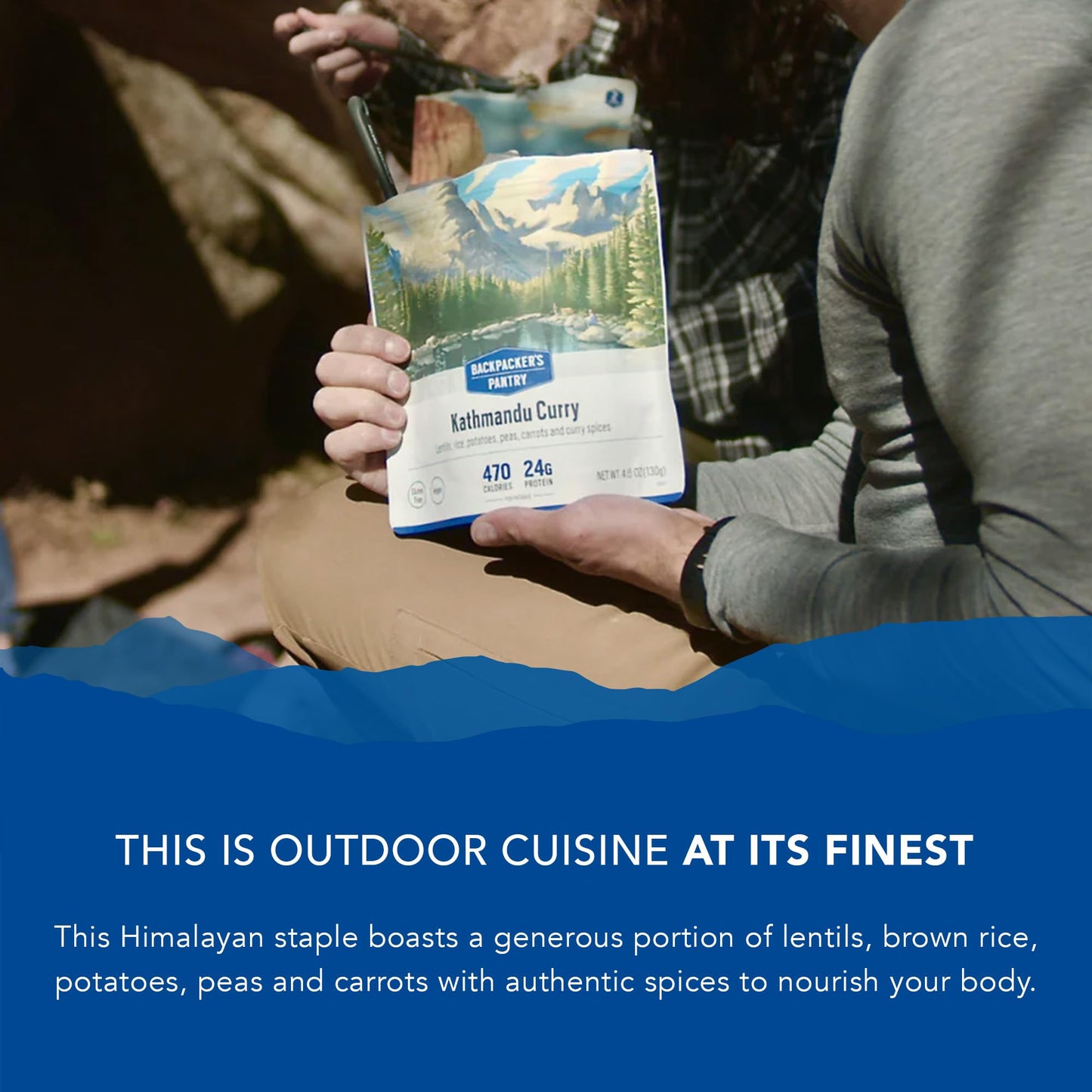 Backpacker'S Pantry Kathmandu Curry - Freeze Dried Backpacking & Camping Food - Emergency Food - 24 Grams Of Protein, Vegan, Glu