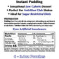 Gramzero Caramel Sugar Free Pudding Mix 6-Pack, Great For Nutrition Club Meal Replacement Shakes, Low Calorie Dessert, Stevia Sw