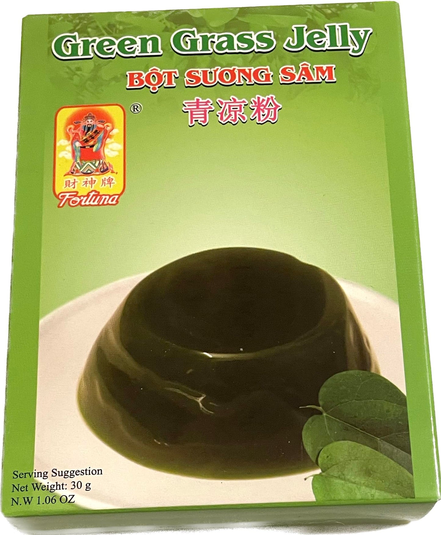 Fortuna Green Grass Jelly Bot Suong Sam 1.06Oz - Total Of 1 Unit
