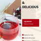 TeeLux Hibiscus Tea Loose Leaf, Dried Herbal Tea, Caffeine Free, 16oz