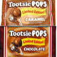 Caramel And Chocolate Tootsie Pops Limited Edition 2-Pack Flavor Bundle, 1 Pounds