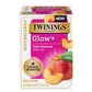 Twinings Superblends Glow+ Vitamin B7 Biotin Peach Flavoured White Tea, 16 Tea Bags (Pack of 6), Enjoy Hot or Iced