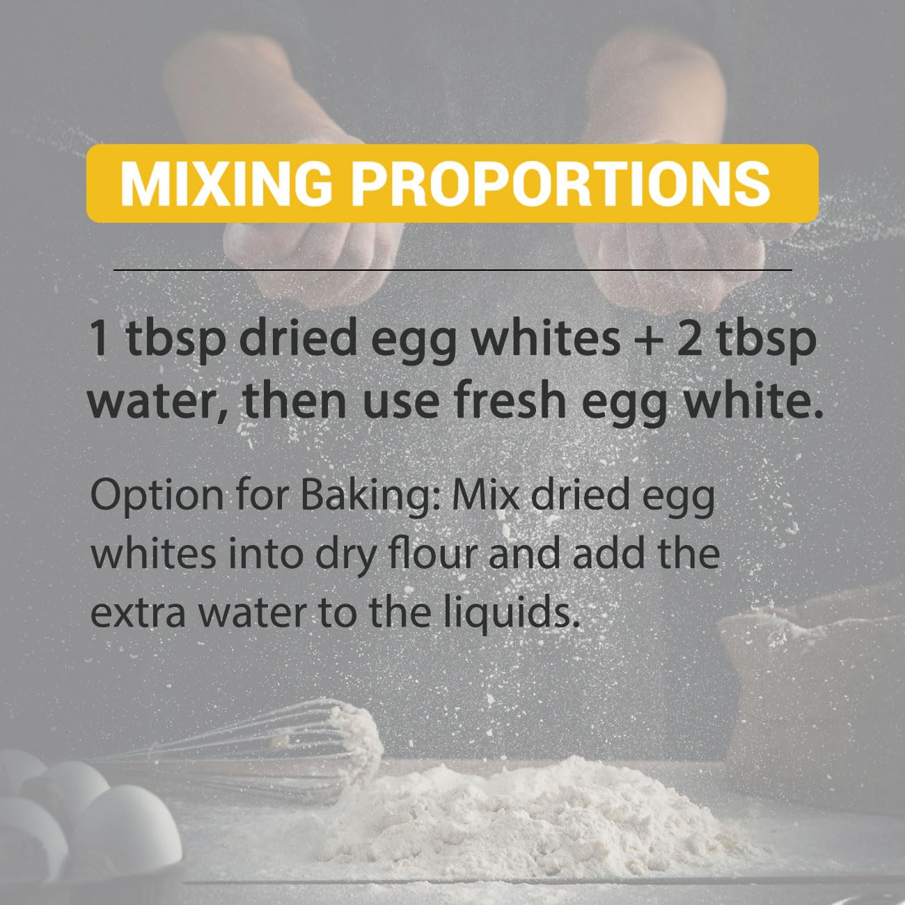 ORGFUN Egg White Powder 8 Oz, Pasteurized Egg White Powder, Gluten-Free, Non-GMO, Made in USA