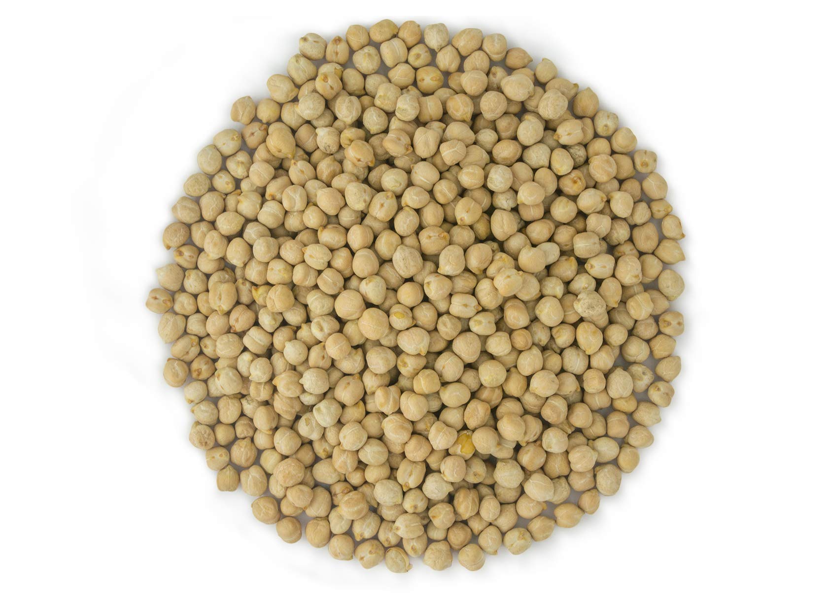 Organic Garbanzo Beans (Chickpeas)-Raw/Non-Gmo/Kosher Sproutable Low Sodium Bulk Vegan Dietary Fiber (5 Lb)