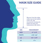 Enerplex Comfort 3-Ply Reusable Face Mask - Breathable, Fully Machine Washable Masks For Home Office Work Outdoors - Large (3-Pa