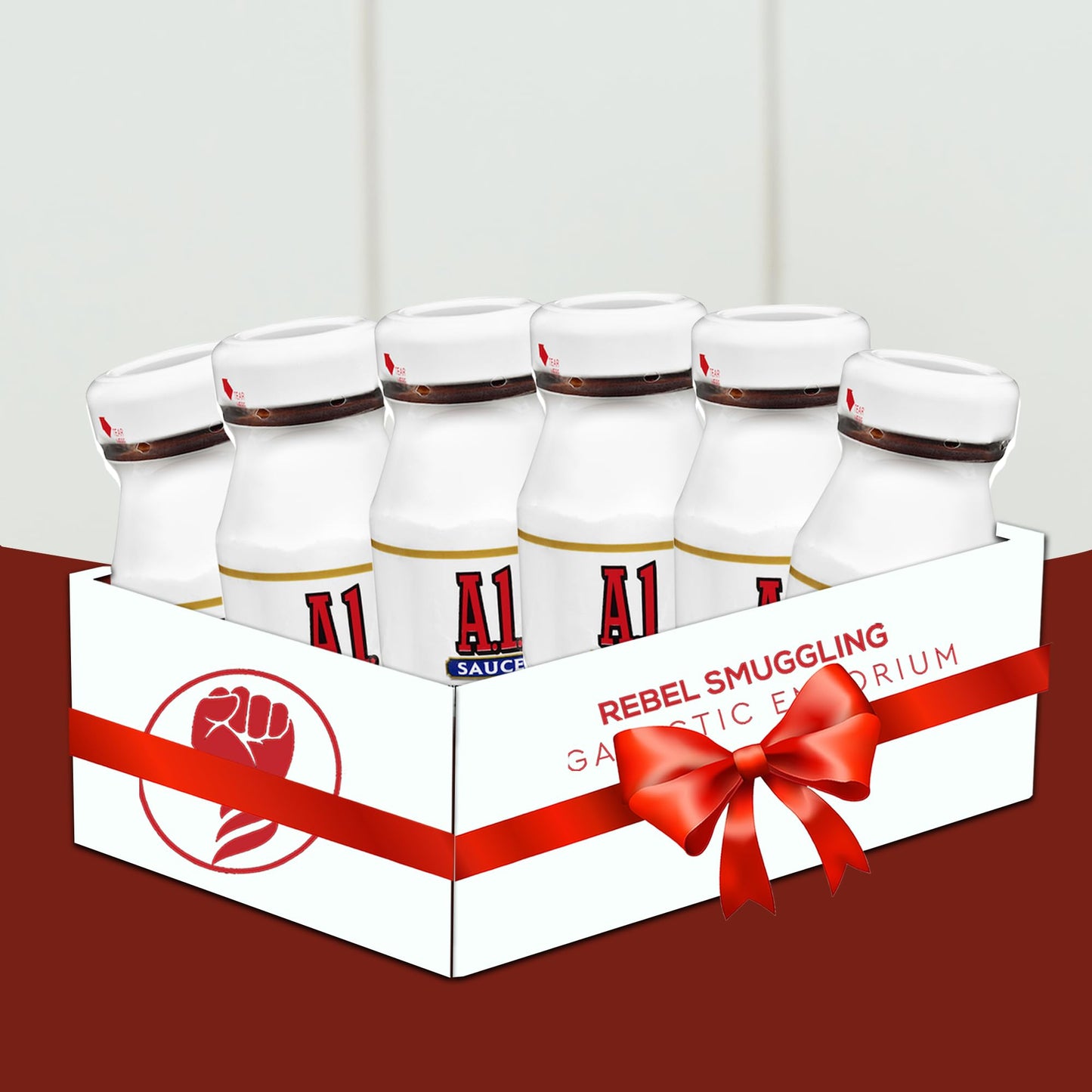 Steak Sauce 6 Pack Of Mini 2Oz Bottles Gift Basket Care Package By Rebel Smuggling Galactic Emporium