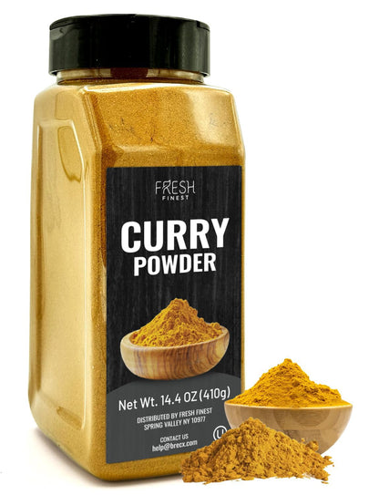 Fresh Finest Curry Powder - 14.46oz (410G) - Authentic Blend of Spices, Perfect for Culinary Adventures, Securely Packaged