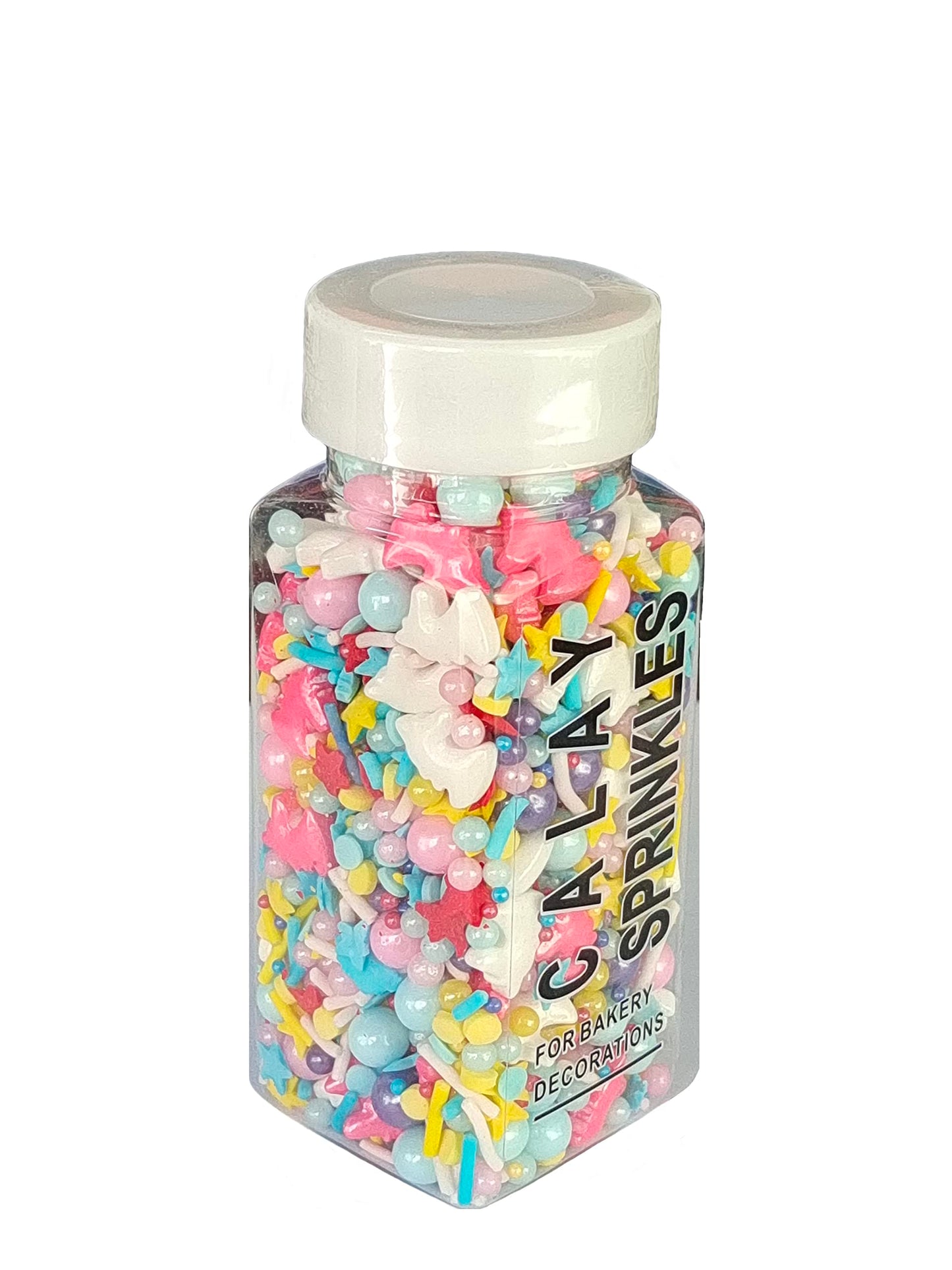 Sentovac Edible Unicorn Mix Sprinkles For Decorating | Edible Cake Cupcake Sprinkles 1 Bottle 3.35Oz/ 95G | Cookie And Ice Cream