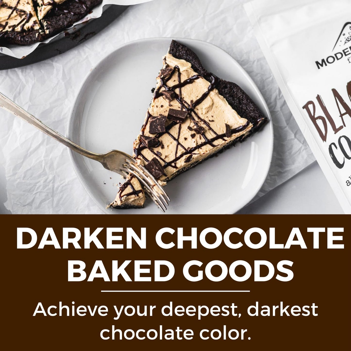 Black Cocoa Powder (5 Lb) Bake The Darkest Chocolate Baked Goods, Achieve Rich Chocolate Flavor, Natural Substitute For Black Fo