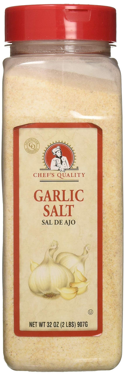 Chefs Quality Garlic Salt, 32 Ounce