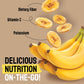 Healthy Banana Chips Dried Slices - Family Pack Bags of Dried Banana Chips Sweetened - Sweet Crispy Crunchy Snacks for Adults &