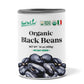 Food to Live Organic Canned Black Beans, 14 oz (Pack of 1) - Unsalted Non-GMO Frijoles Negro. Perfect for Salads, Soups, Stews. 